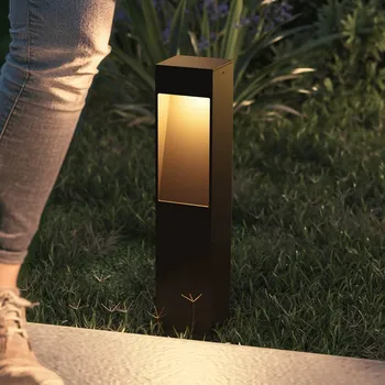 Lampička Calex LED podsvícení soklu Terni, černý hliník, IP65 LED 7 W celkem - Doprava zdarma