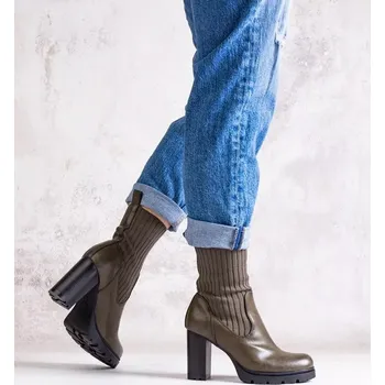 Dámská zimní obuv Boty na podpatku model 205810 Solea 39