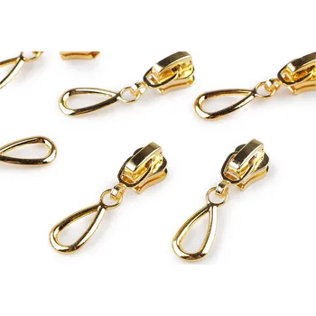 Zip Jezdec ke kostěným zipům No 3, malé, 3 žluté zlato