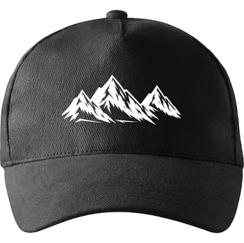 Kšiltovka Unisex kšiltovka Hory, Barva Černá, Velikost 19×11 cm , Canvas Kšiltovka Bezvatriko.cz 0739