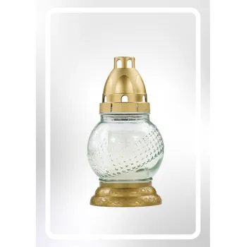 Svíčka Skleněná Hřbitovní Svíčka 957 NZ ZŁ MIX MAX-POL