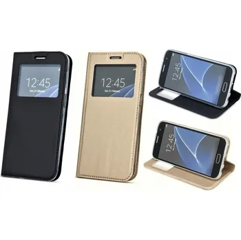 Pouzdro na mobilní telefon Pouzdro s klopou TelForceOne pro Samsung Galaxy A8+, černé