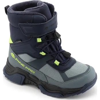 Chlapecká zimní obuv Dětská zimní obuv s membránou ptx ALPINE PRO NERO modrá 31