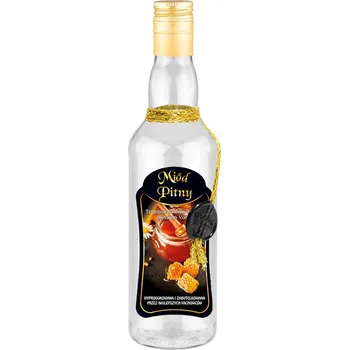 Láhev Butelka zdobiona monopol 500ml MIÓD PITNY