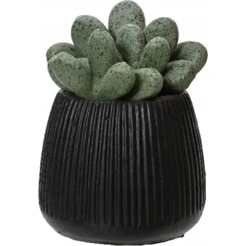 umělá květina Kaktus v květináči umělá dekorativní rostlina 14x8,5 cm