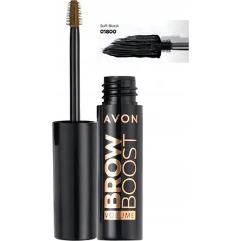 Tužka na obočí Gel na tvarování obočí - jemně černý - Avon Brow Boost Volume