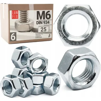 Matice Matice M6 tř. 6 pozink DIN 934 balení 25 ks*