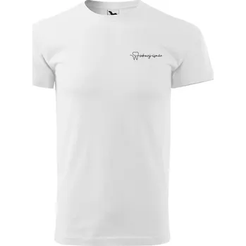 Triko BASIC, zdravý úsměv, bílá