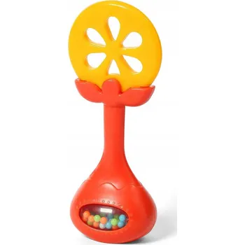 Vzdělávací kousátko s chrastítkem JUICY ORANGE Babyono 499/01