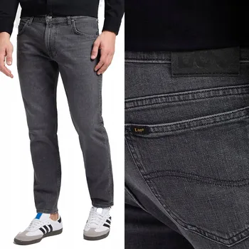 Pánské džíny Pánské Džíny Lee Rider Slim Fit Zúžené Šedé Shadow W32 L34