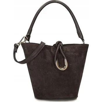 Kabelka Toscanio kabelka, typ kabelka přes rameno, pravá kůže, hnědá