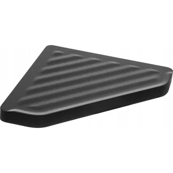 Drátěná police Rohová koupelnová polička Kuchinox Apo černá 20,1x20,1x3,9 cm