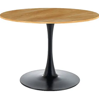 Jídelní stůl Kulatý jídelní stůl AMADEO 90x90 cm, dekor dub