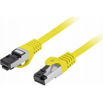 Síťový kabel Lanberg Patchcord cat.8.1 S/FTP LSZH CU 2m žlutý, propojen s vláknem