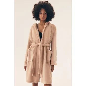 Dámský župan DÁMSKÝ ŽUPAN BIRD 42877 AW25 béžová M