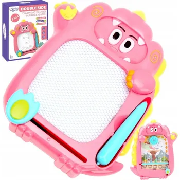 Magnetická kreslící tabulka ZNIKOPIS MAGNETICKÁ TABULE 2v1 DOVEDNOSTNÍ HRA PINBALL FLIPPER WOOPIE