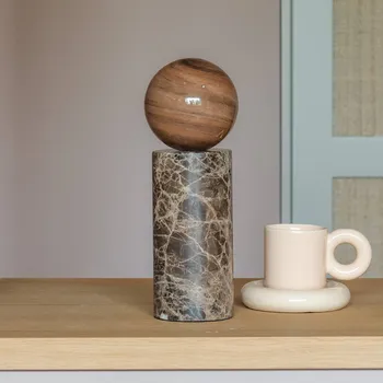 Lampička IT´S ABOUT ROMI It's about RoMi stolní lampa Tivoli, hnědá, výška 33 cm hnědý 1 x 5 W LED - Doprava zdarma