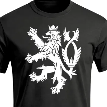 Pánské tričko Tričko Český Lev - velikost 146, Barva Černá