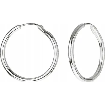 Náušnice Malé kruhové náušnice kroužky 12 mm STŘÍBRO 925
