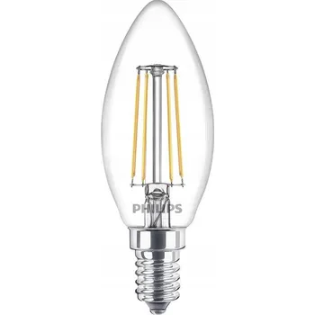 Žárovka LED žárovka Philips E14 4,3W, 470lm, 2700K, 2 ks