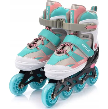 Kolečkové brusle KOLEČKOVÉ BRUSLE NASTAVITELNÉ ROX M 34-37 ložiska ABEC7, kolečka PU 80A