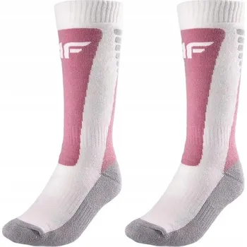 Dámské ponožky DĚTSKÉ LYŽAŘSKÉ PONOŽKY 4F DÍVČÍ FUNKČNÍ PONOŽKY 35-37