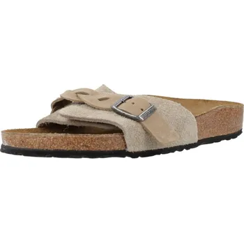 Dámské pantofle BIRKENSTOCK Dámské pantofle Oita Braided Taupe Suede Calz S 37 BÉŽOVÁ