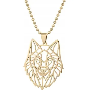 Náhrdelník Náhrdelník Hollow Wolf - Zlatá KP-33461