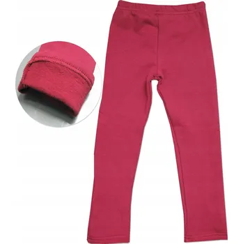 Dámské legíny 116 LEGGINSY zateplené, s hrubým bavlněným chloupkem, polské, BORDO (bordó)