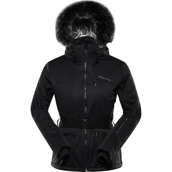Dámská softshellová bunda Dámska lyžařská softshellová bunda s membránu ALPINE PRO DOWELA černá XL