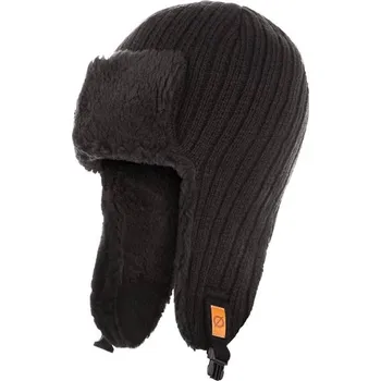 Čepice Zimní čepice Brødrene s klapkami na uši, černá, univerzální velikost