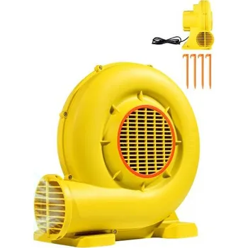 Vzduchotechnika Nafukovací ventilátor VEVOR, 590 W a 690 W, ventilátor na skákací hrad 1,0 HP, čerpadlo, komerční ventilátor pro nafukovací hrady, 2750 ot./min., elektrický ventilátor, ideální pro skákací hrad, vodní skluzavky, žlutý