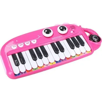 Hudební nástroj pro děti Bontempi Klavír elektronický růžový 30 cm