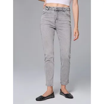 Dámské džíny Sinsay - Džíny mom fit - šedá - 868EV-09J - 868EV-09J-36