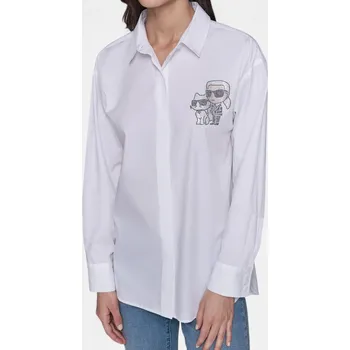 Dámská košile Dámská košile Karl Lagerfeld - Velikost L, Barva Bílá 56496 L5TA0581