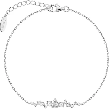Náramek Stříbrný náramek se zirkony - AP542-4066