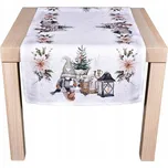 Forbyt Vánoční ubrus Skřítek s lucernou CYH6060C 40x140 cm