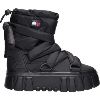 Dámská zimní obuv Dámská zateplená obuv Tommy Hilfiger TJW CHUNKY SNOW BOOT NYLON 41 Černá, Bílá, Červená