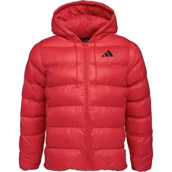 Pánská zimní bunda adidas ESSENTIALS SD PUF HD JACKET M Červená, Černá