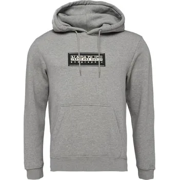Pánská mikina Pánská mikina Napapijri B-BOX LOGO S Šedá, Bílá, Černá
