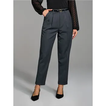 Dámské kalhoty Sinsay - Kalhoty chino - šedá - 714FJ-90M - 714FJ-90M-XS