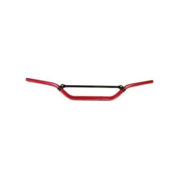 Řídítka HLINÍKOVÁ ŘÍDÍTKA S PŘÍČNÍKEM (22,2 MM) MX DESIGN HONDA CR LOW RED (Š 800 MM, V 71