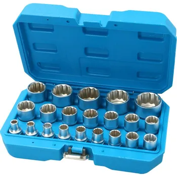ENERGY 12-hranné nástrčné klíče 1/2", 8-36 mm, 21 ks NE01045