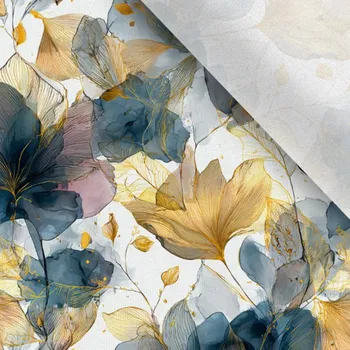 Úplet Takoy černě zlaté INK květiny