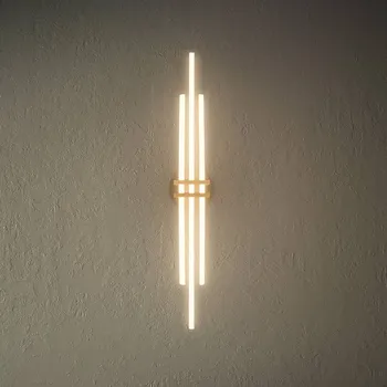 Briloner LED stropní svítidlo Tinka, barva dřeva/černá, délka 98 cm barva dřeva, černá LED 29 W celkem - Doprava zdarma