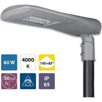 Venkovní osvětlení McLED ML-521.004.09.0 Street 60, 60 W, 4000 K, 6780 lm, IP65