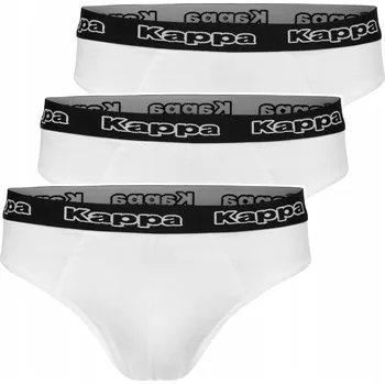Pánské spodní prádlo SLIPY kalhotky K1111 vel. M originální, KAPPA PREMIUM, balení 3 kusů, bílé