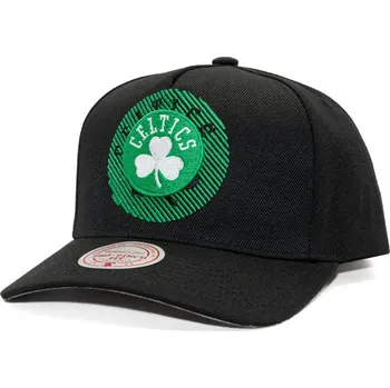 Kšiltovka Kšiltovka Mitchell & Ness - NBA Tilted Pro Snapback - Boston Celtics - Black velikost One Size (56-59 cm)