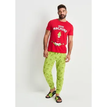 Pánské pyžamo Sinsay Dvoudílné pyžamo Grinch vícebarevná XXL