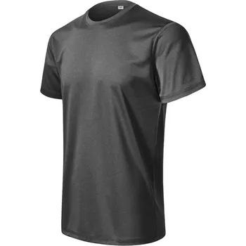 Pánská móda Pánské tričko CHANCE, černý melír